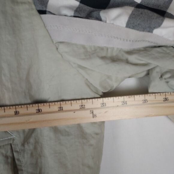 Nike Sportswear Bomber Jacket Small Beige Black White Checkered Sleeve BV4532-07 - Picture 7 of 12